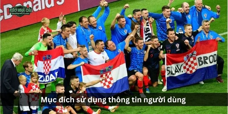Mục đích sử dụng thông tin người dùng